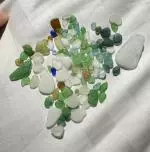 sea glass sailboat art