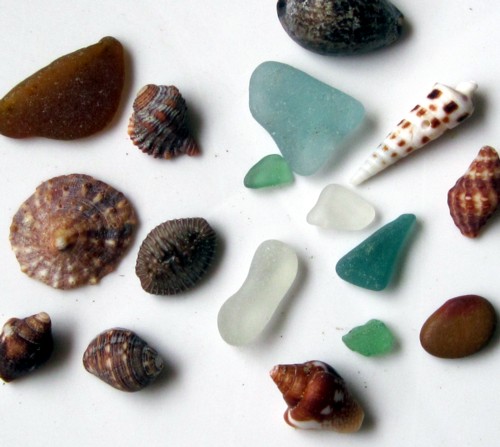Sea Glass and Shells Pta Velero Peru