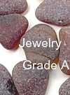 Brown Sea Glass - Jewelry Grade A