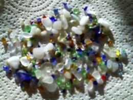 Sea glass from somewhere in Hawaii or California 